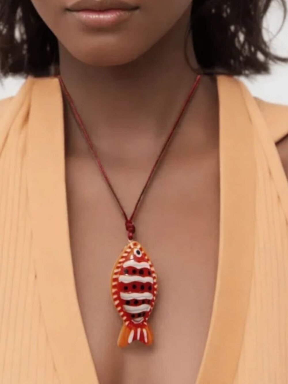 ColorfulFish Pendant NecklaceN994